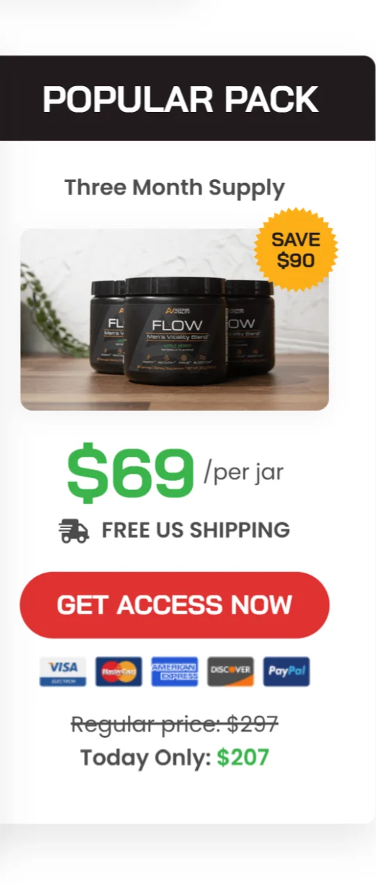Flow™ 3 jars pricing